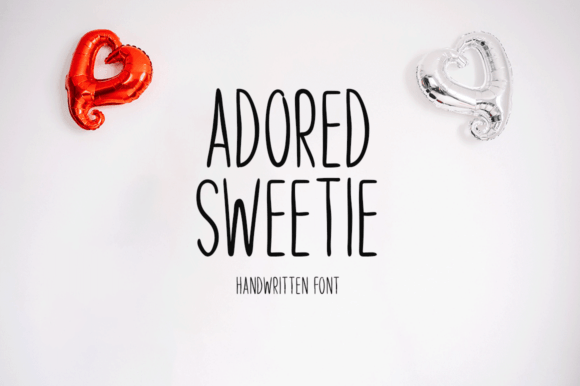 Adored Sweetie: A Warm, Handwritten Display Font for Digital Brands
