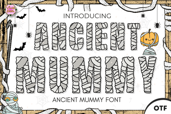 Ancient Mummy: A Hauntingly Beautiful Display Font for Handmade Creators