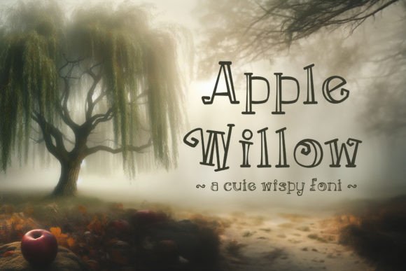 Apple Willow: A Playful Display Font for Campaign Headlines