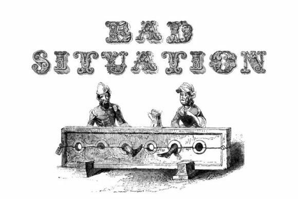 Bad Situation: A Bold Display Font for Digital Impact