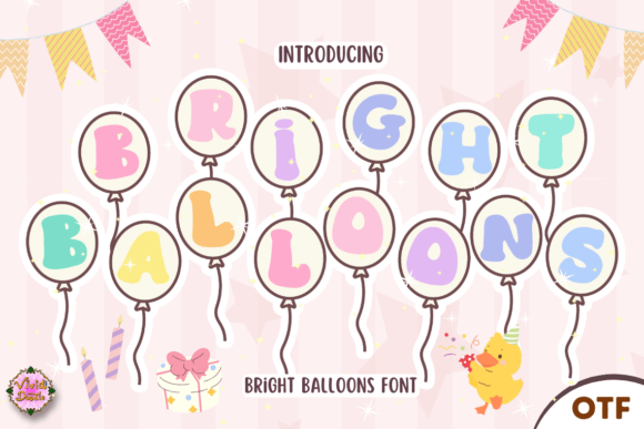 Bright Balloons: A Playful Display Font That Lifts Brand Identity