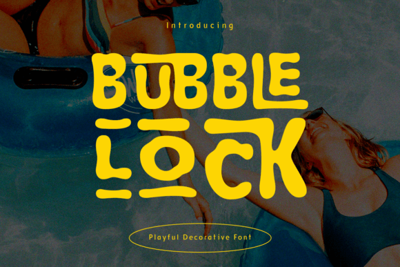 Bubblelock: A Playful Display Font for Digital Branding