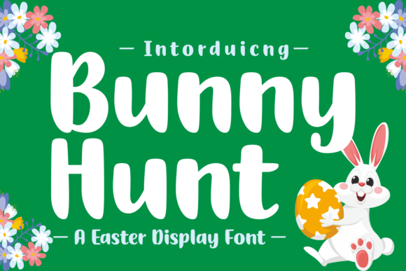 Bunny Hunt: A Sweet Handwritten Display Font for Makers