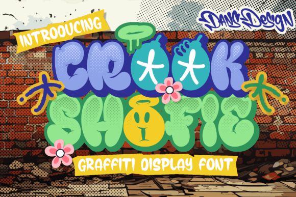 Crook Shofie: A Bold Graffiti Display Font for Digital Branding