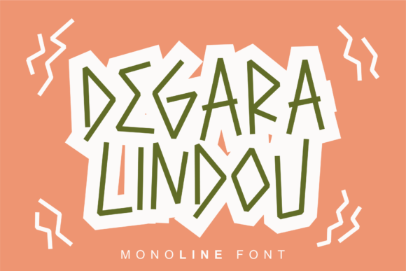 Degara Lindou: A Friendly Display Font for Handmade Labels & Printables