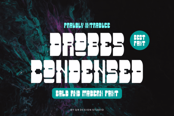 Drobes Condensed: A Bold Display Font for Small Business Branding