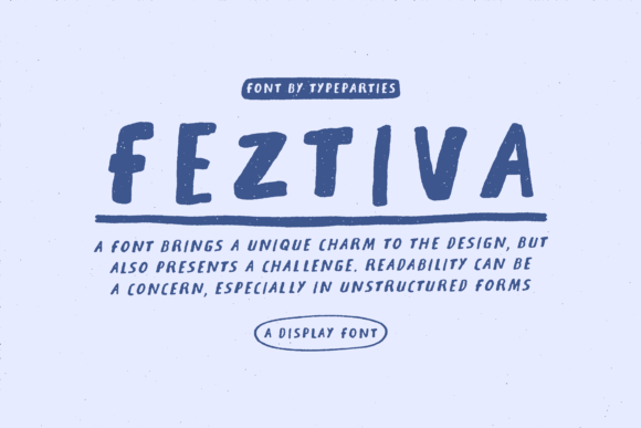 Feztiva: A Festive Display Font That Lifts Your Brand Instantly