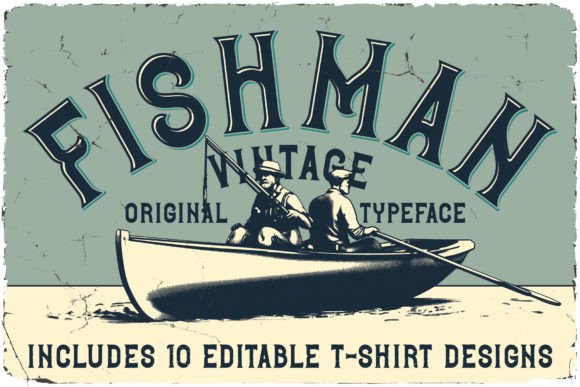 Fishman: A Vintage Display Font That Stops Scrollers