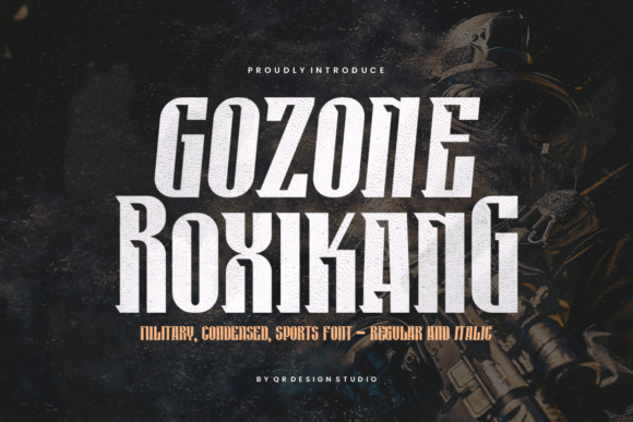 Gozone Roxikang: A Bold Display Font for Small Business Branding