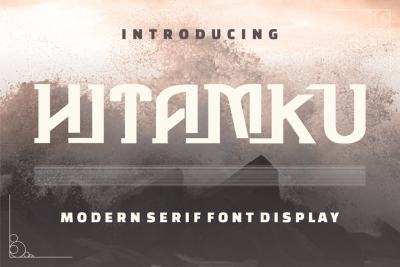 Hitamku: A Modern Display Font for Editorial Clarity and Character