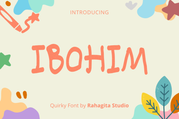 Ibohim: A Whimsical Display Font for Joyful Editorial Moments