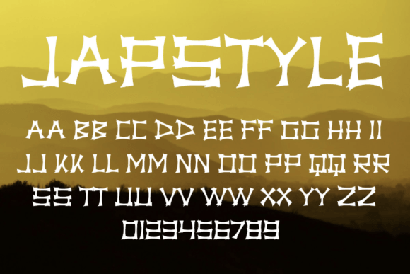 Japstyle: A Playful Display Font That Pops on Every Screen