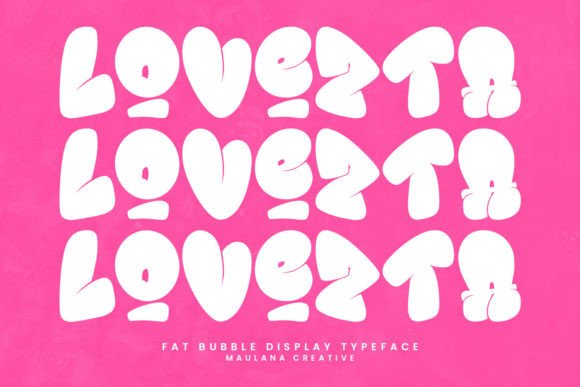 Lovezta: A Cheerful Display Font for Editorial Warmth