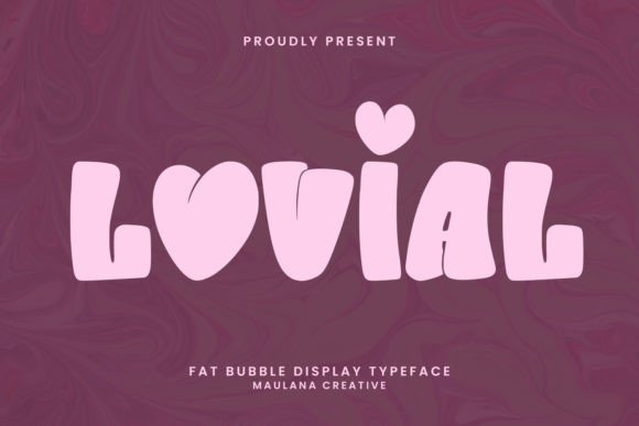 Lovial: A Playful Display Typeface for Digital Branding