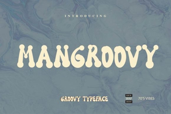 Mangroovy: A Retro Display Font That Pops on Digital Screens