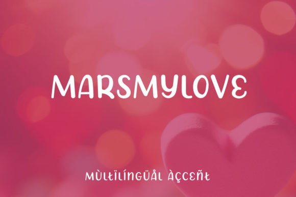 Marsmylove: A Handwritten Display Font for Editorial Warmth