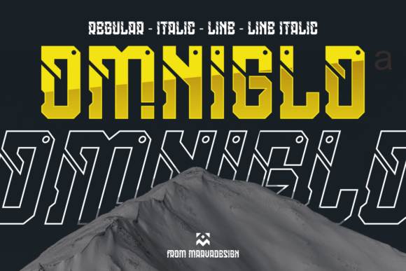 Omniglo: A Futuristic Display Font for Editorial Calm