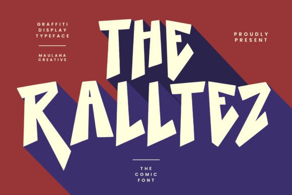 Ralltez: A Playful Display Font for Handmade Labels & Printables