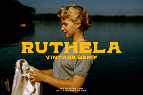Ruthela: A Display Font That Earns Its Space