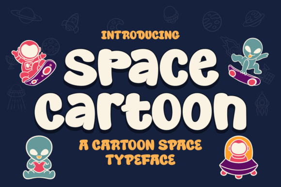 Space Cartoon: A Display Font for Playful Editorial Identity