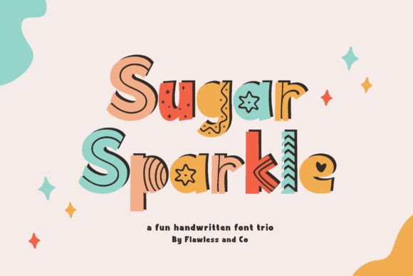 Sugar Sparkle: A Playful Display Font for Digital Branding