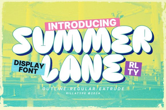 Summerlane: A Playful Display Font That Elevates Small Business Branding