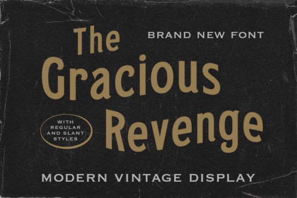 The Gracious Revenge Font for Polished Branding