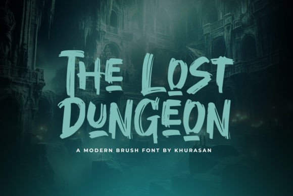 The Lost Dungeon: A Quirky Display Font for Bold Digital Headlines