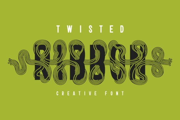 Twisted Ribbon: A Display Font That Adds Flow to Brand Identity