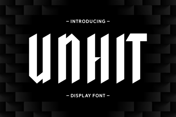 Unhit Display Font for Small Business Branding