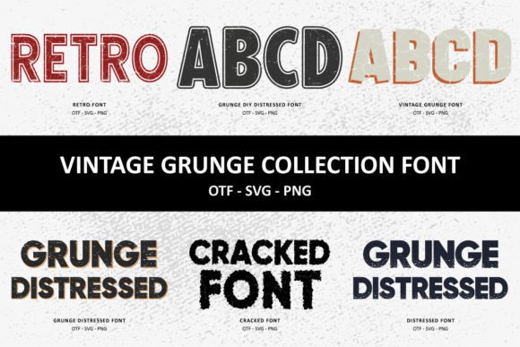 Vintage Grunge Collection: A Display Font That Anchors Editorial Mood