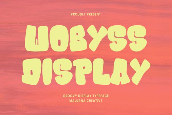 Wobyss Groovy: A Vibrant Display Typeface for Digital Branding