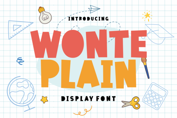 Wonte Plain: A Quirky Display Font That Actually Works